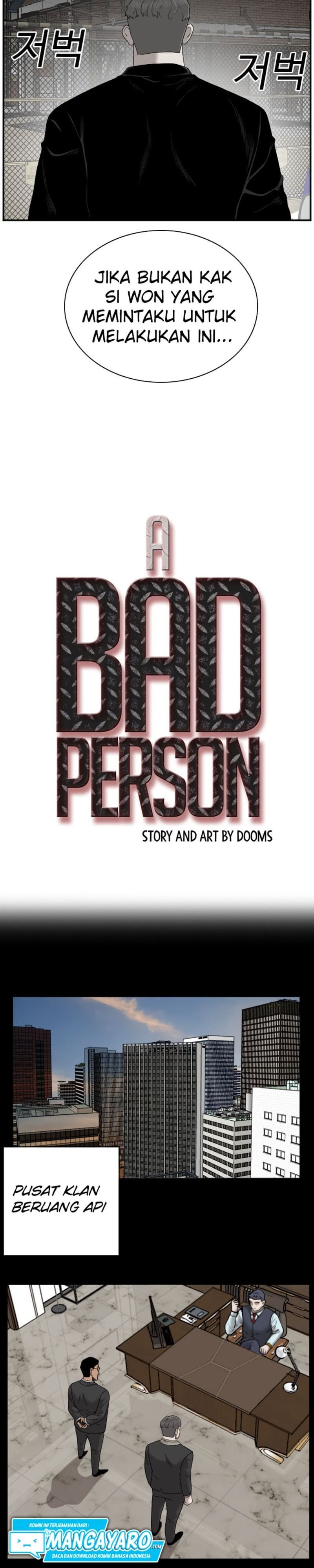 A Bad Person