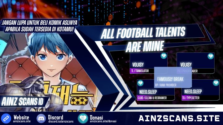 All Football Talents Are Mine