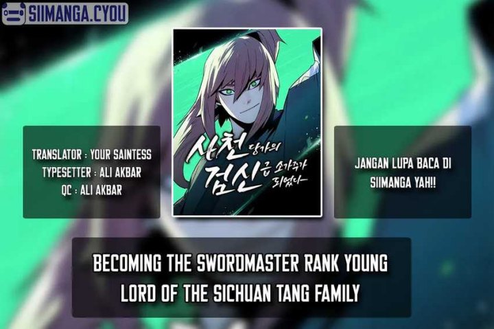 Becoming the Swordmaster Rank Young Lord of the Sichuan Tang Family