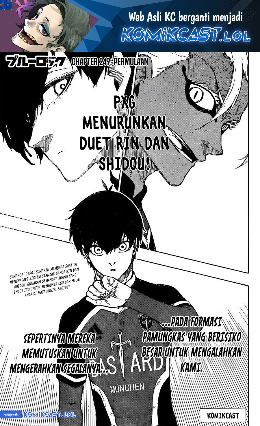 Blue Lock Chapter 249