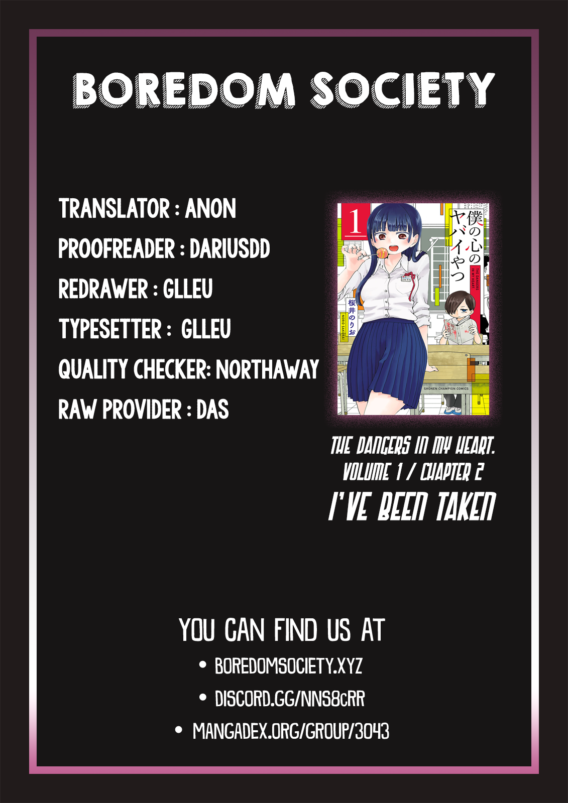 Boku no Kokoro no Yabai Yatsu