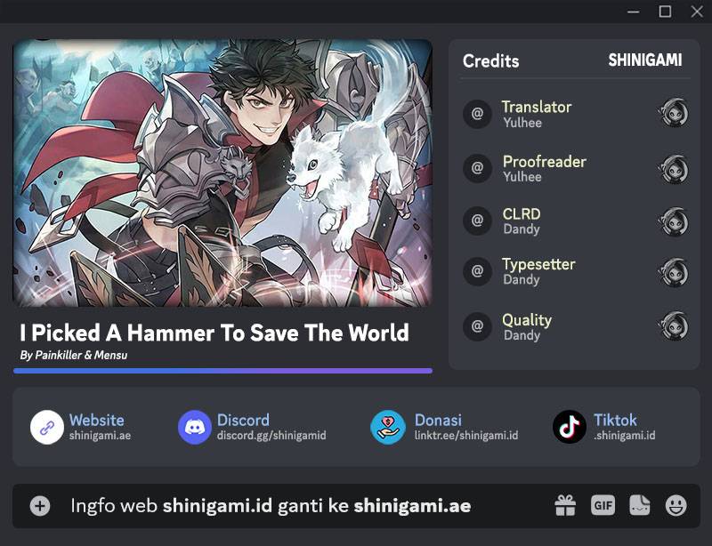 I Picked A Hammer To Save The World