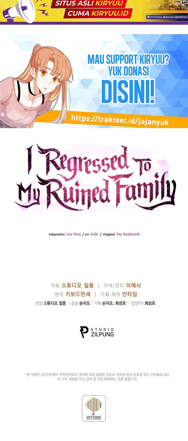 I Regressed to My Ruined Family