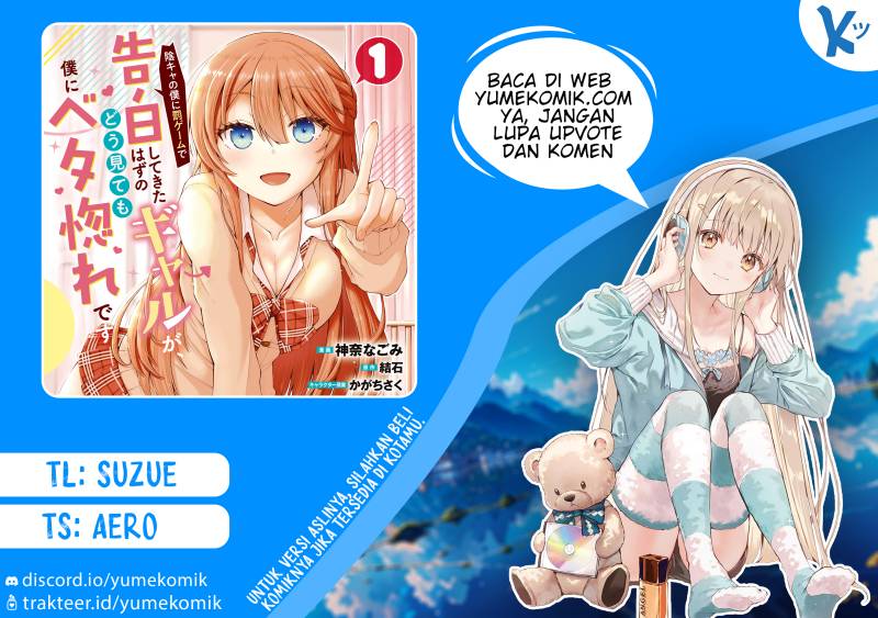 Inkya no Boku ni Batsu Game ni Kokuhaku Shitekita Hazu no Gyaru ga, Doumitemo Boku ni Betahore Desu