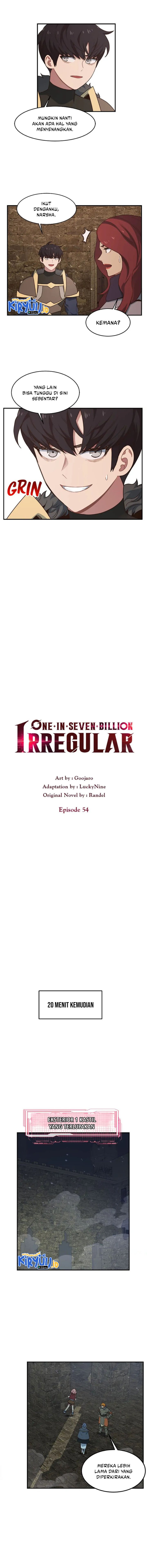 Irregular Of 1 In 7 Billion (One in Seven Billion Irregular)