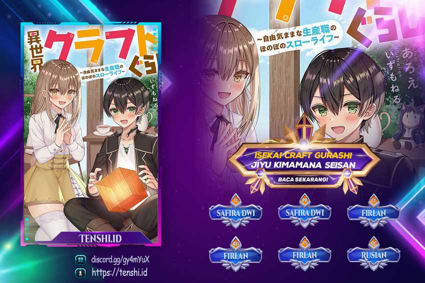 Isekai Craft Gurashi Jiyu Kimamana Seisan Shoku no Honobono Slow Life