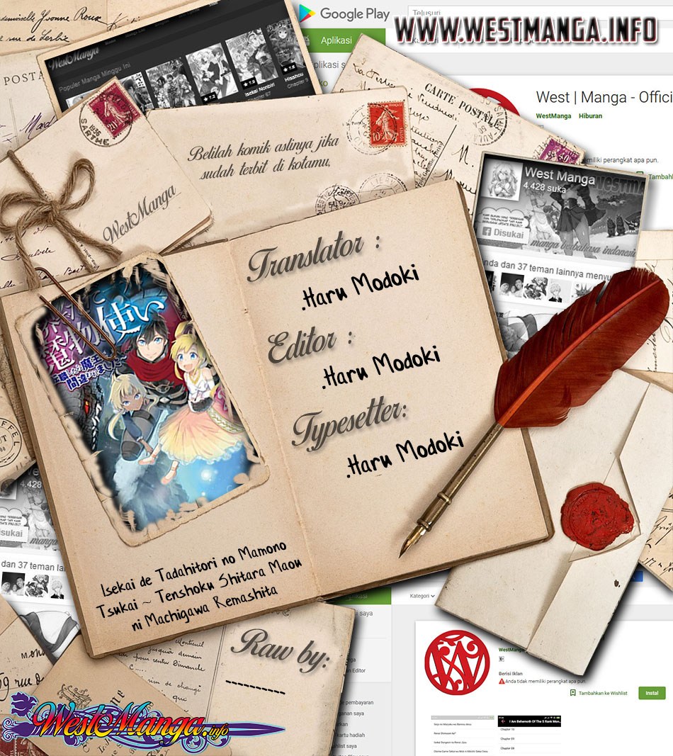 Isekai de Tadahitori no Mamono Tsukai ~ Tenshoku Shitara Maou Ni Machigawa Remashita