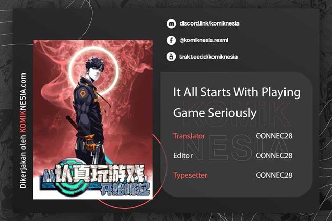 It All Starts with Playing Game Seriously