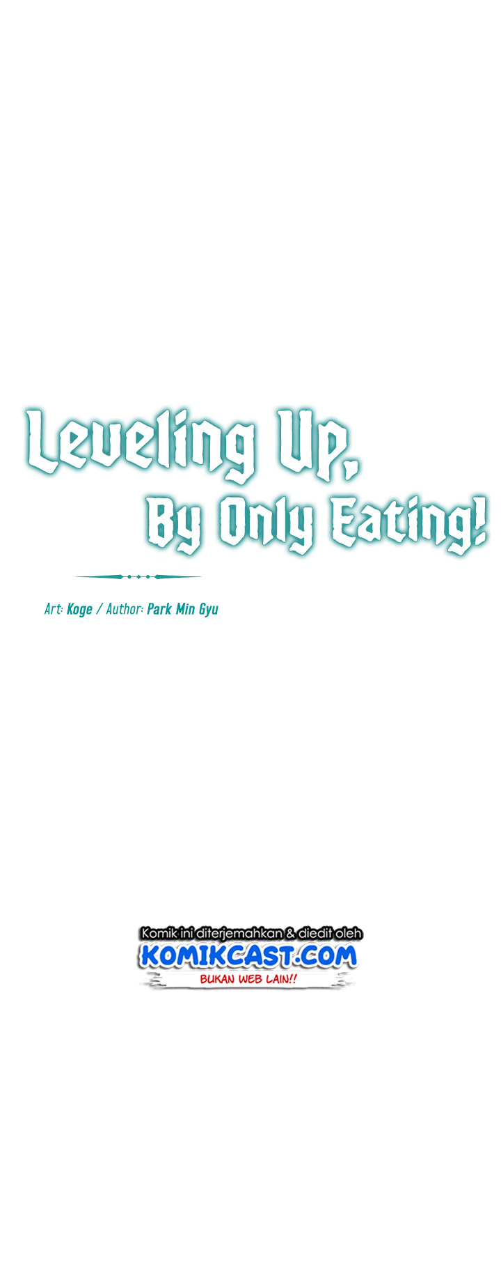 Leveling Up, By Only Eating!