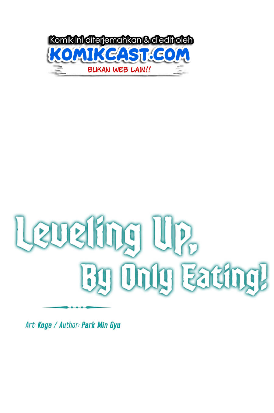 Leveling Up, By Only Eating!