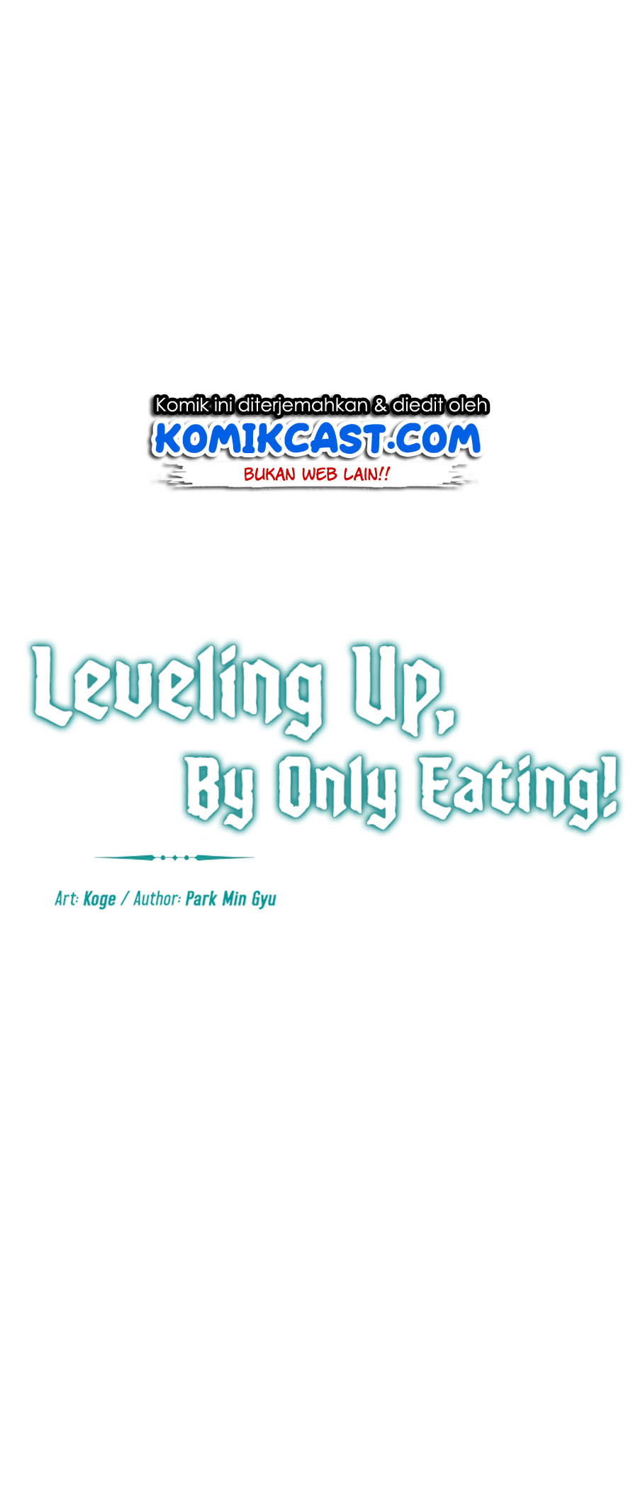 Leveling Up, By Only Eating!