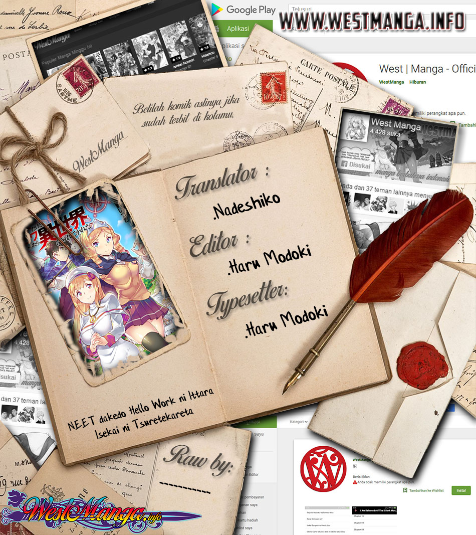 NEET dakedo Hello Work ni Ittara Isekai ni Tsuretekareta