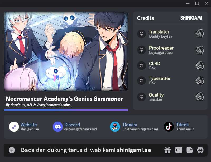 Necromancer Academy’s Genius Summoner Chapter 20