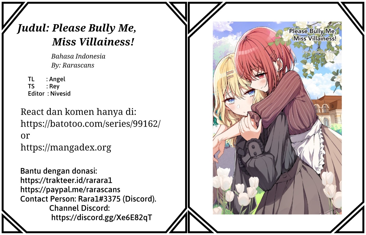 Please Bully Me, Miss Villainess!