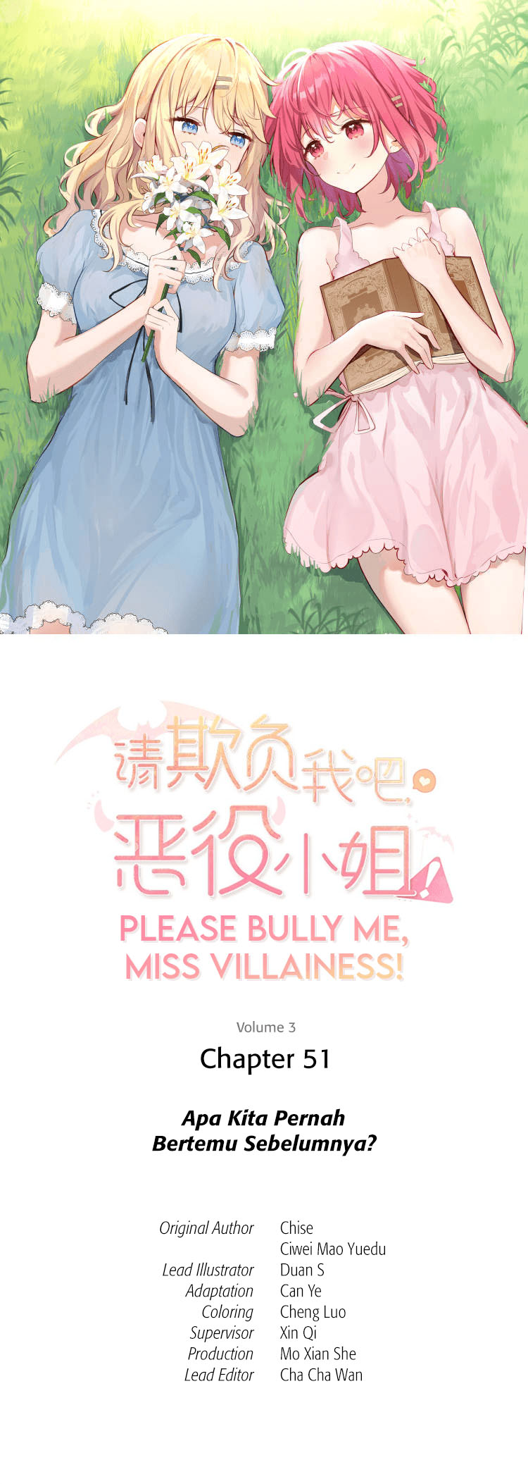 Please Bully Me, Miss Villainess!