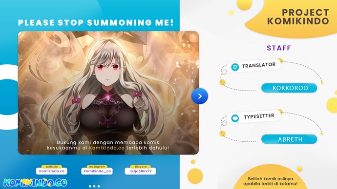 Please Stop Summoning Me!