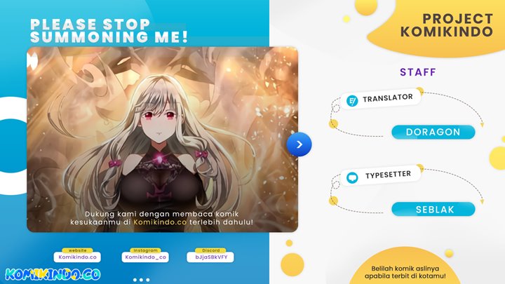 Please Stop Summoning Me!