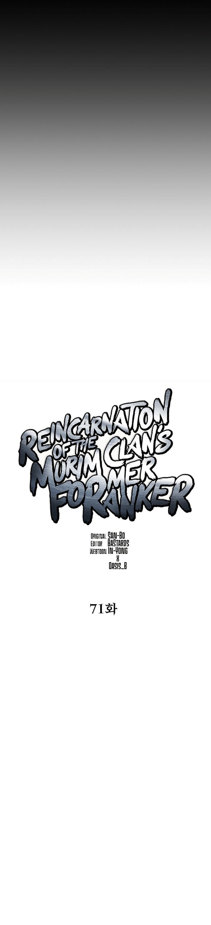 Reincarnation of the Murim Clan’s Former Ranker