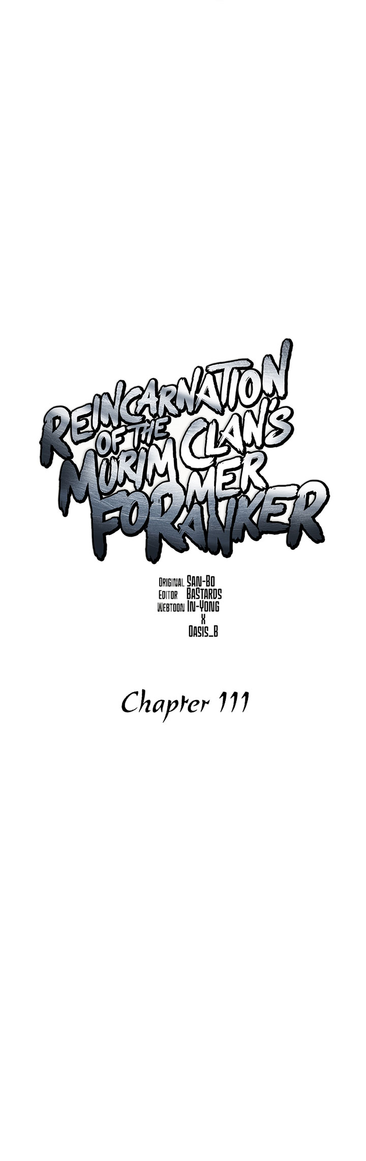 Reincarnation of the Murim Clan’s Former Ranker