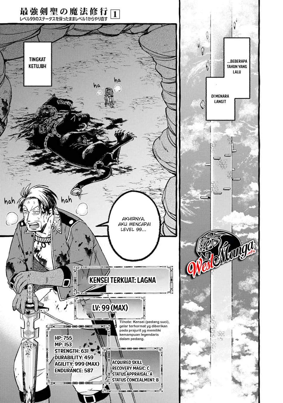 Saikyou Ken Hijiri No Mahou Shugyou: Level 99 No Status O Tamotta Mama Level 1 Kara Yarinaosu