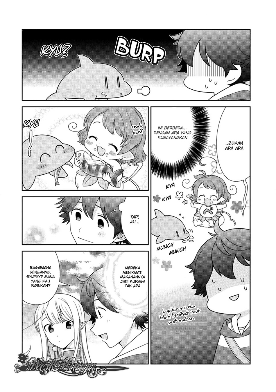 Seirei-tachi no Rakuen to Risou no Isekai Seikatsu