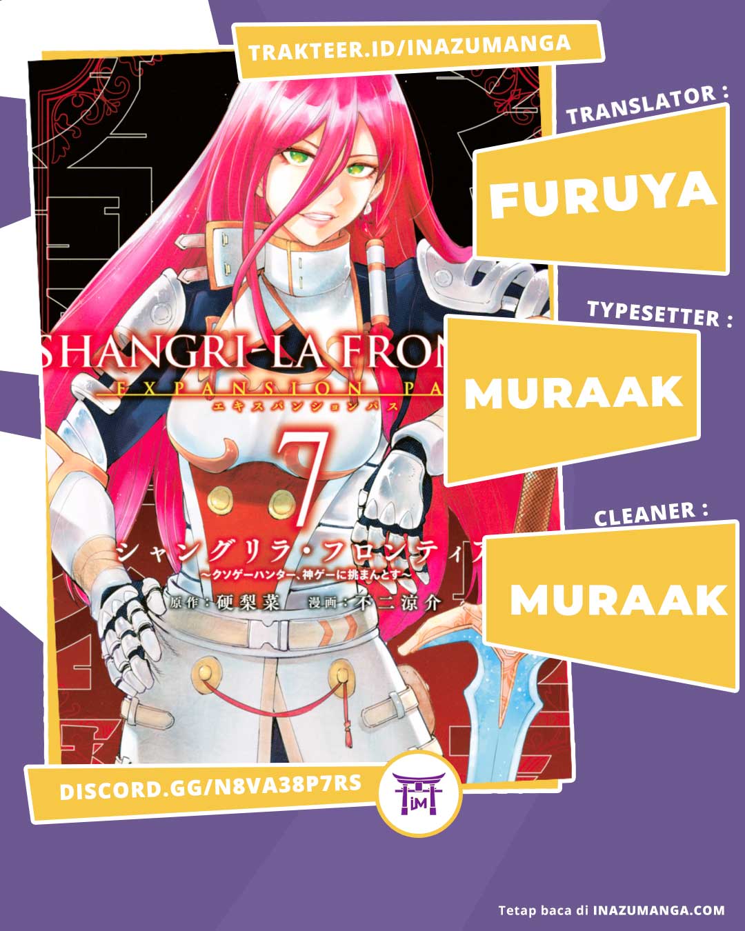 Shangri-La Frontier ~ Kusoge Hunter, Kamige ni Idoman to su~