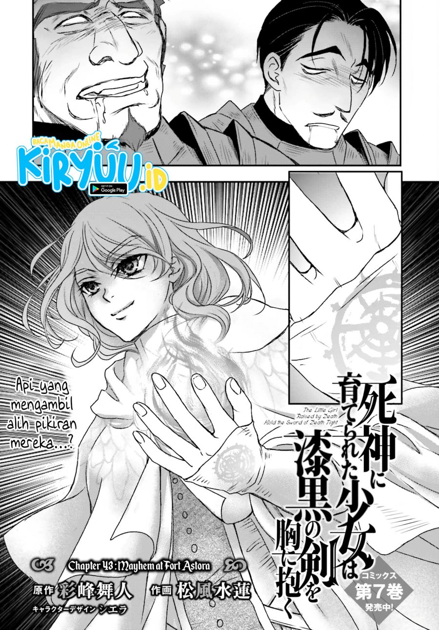 Shinigami ni Sodaterareta Shoujo wa Shikkoku no Tsurugi wo Mune ni Idaku Chapter 43