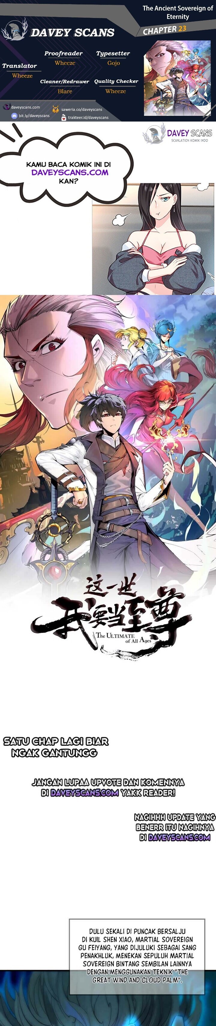 The Ultimate of All Ages (The Ancient Sovereign of Eternity)
