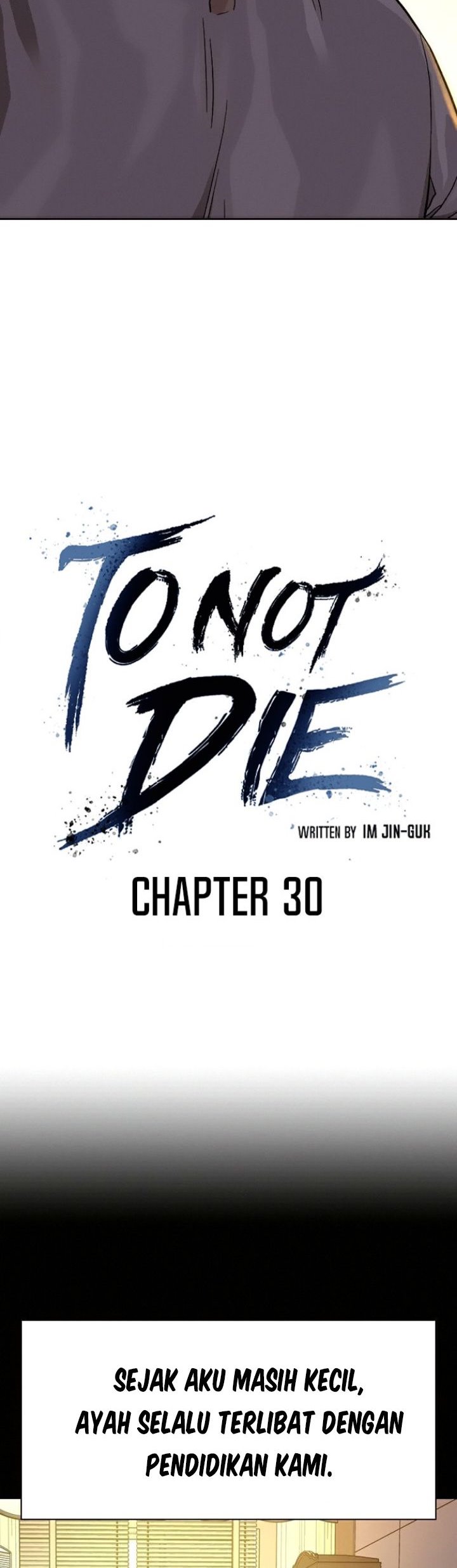 To Not Die