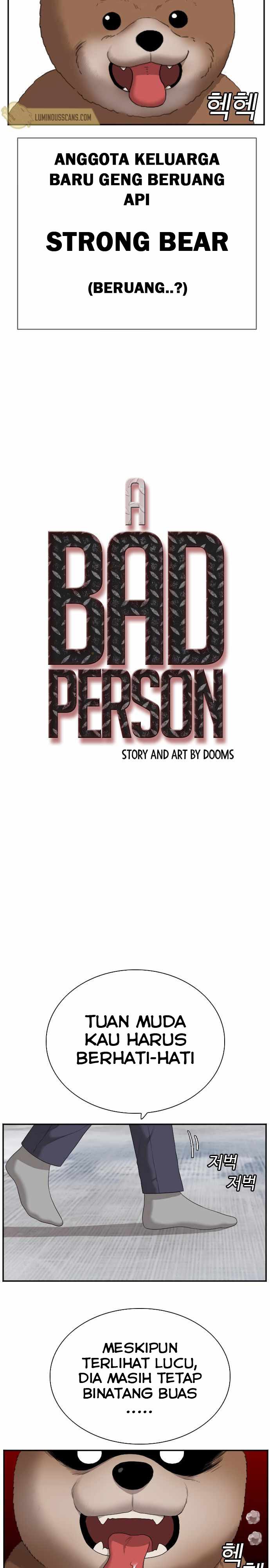 A Bad Person