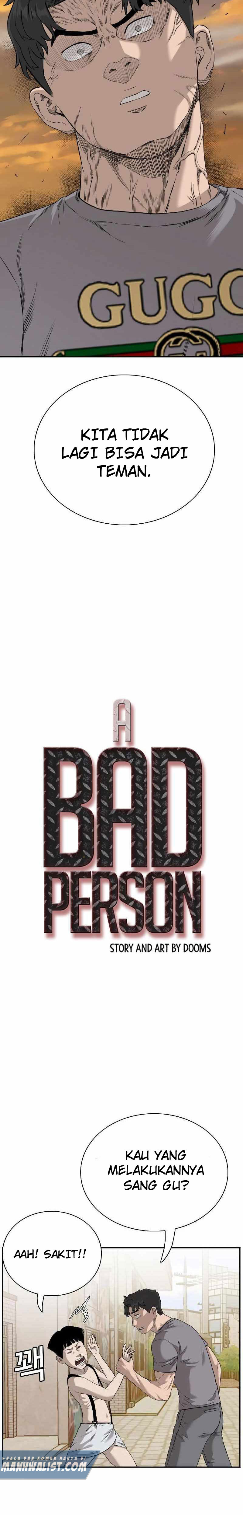 A Bad Person