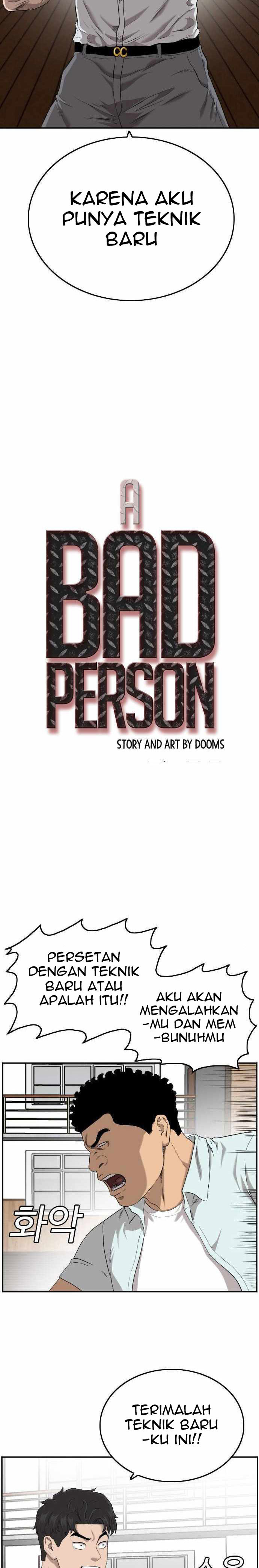 A Bad Person