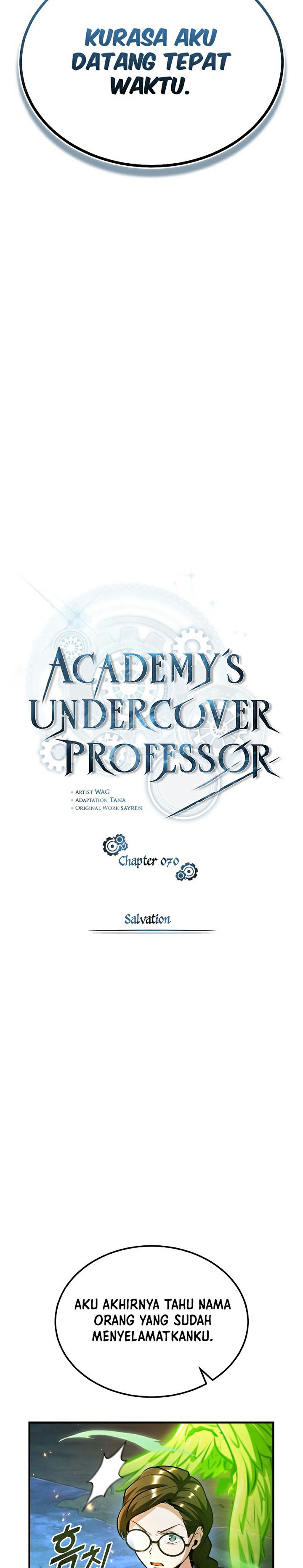 Academy’s Undercover Professor