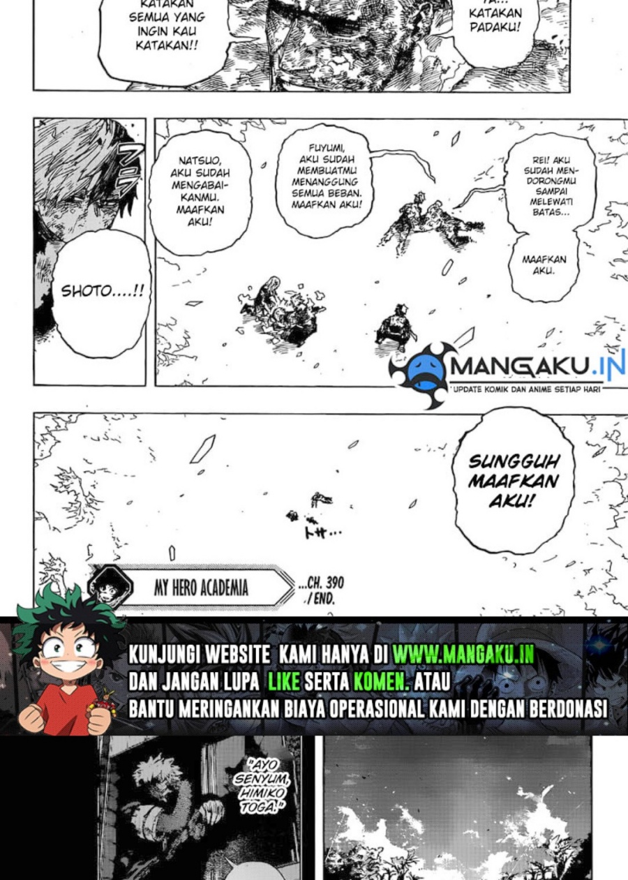 Boku no Hero Academia Chapter 390