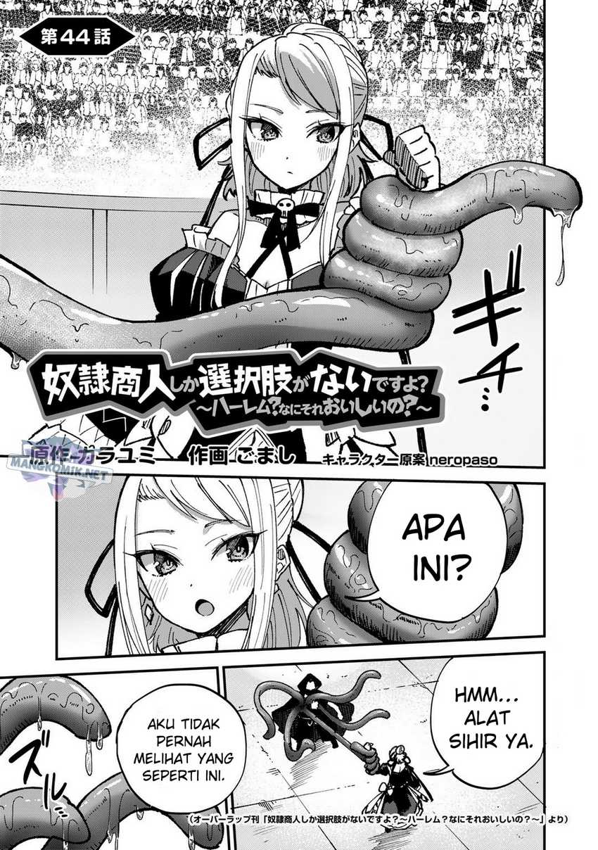 Dorei Shounin shika Sentakushi ga nai desu yo? ~Harem? Nani sore oishii no?~ Chapter 44