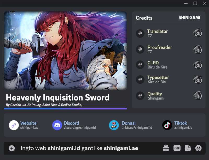 Heavenly Inquisition Sword Chapter 65