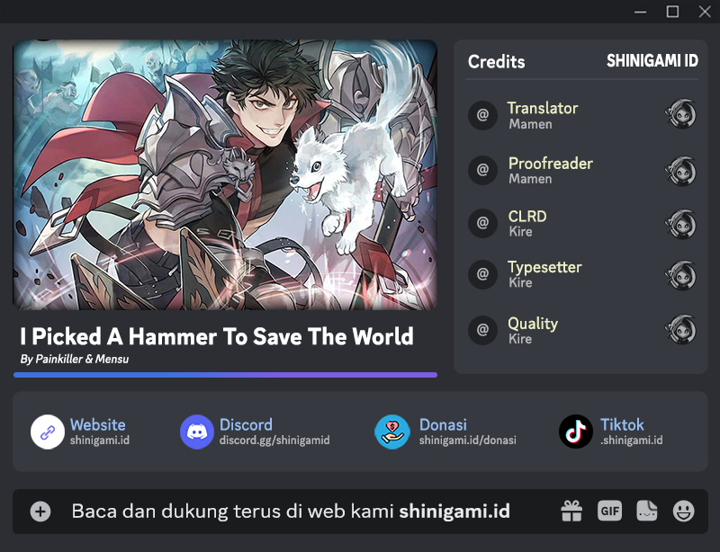 I Picked A Hammer To Save The World