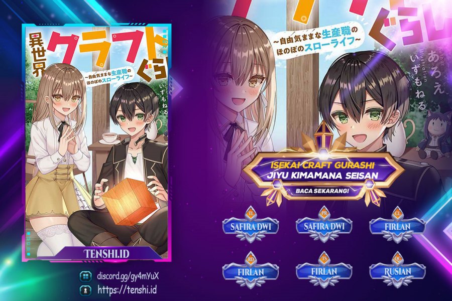 Isekai Craft Gurashi Jiyu Kimamana Seisan Shoku no Honobono Slow Life