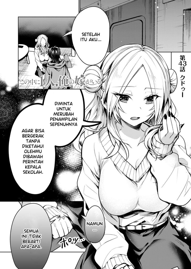 Kononaka ni Hitori, Ore no Yome ga Iru