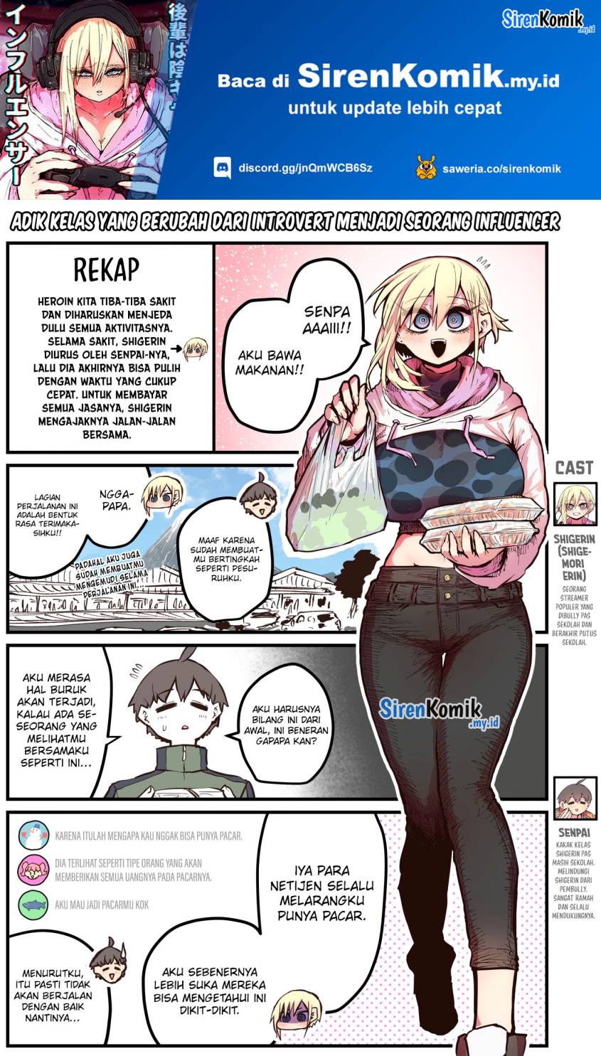 Kouhai wa Inkya Agari no Infuruensaa