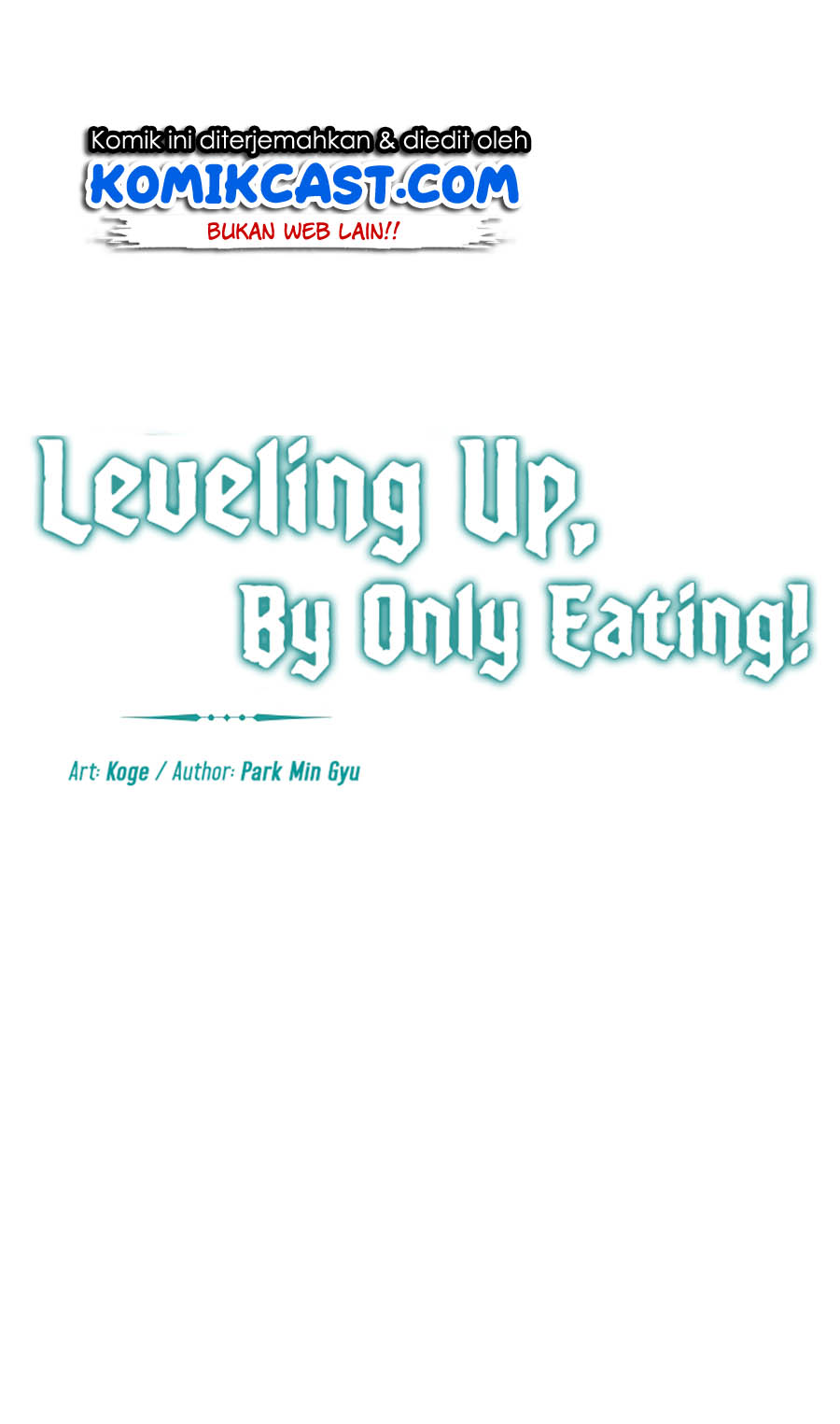 Leveling Up, By Only Eating!