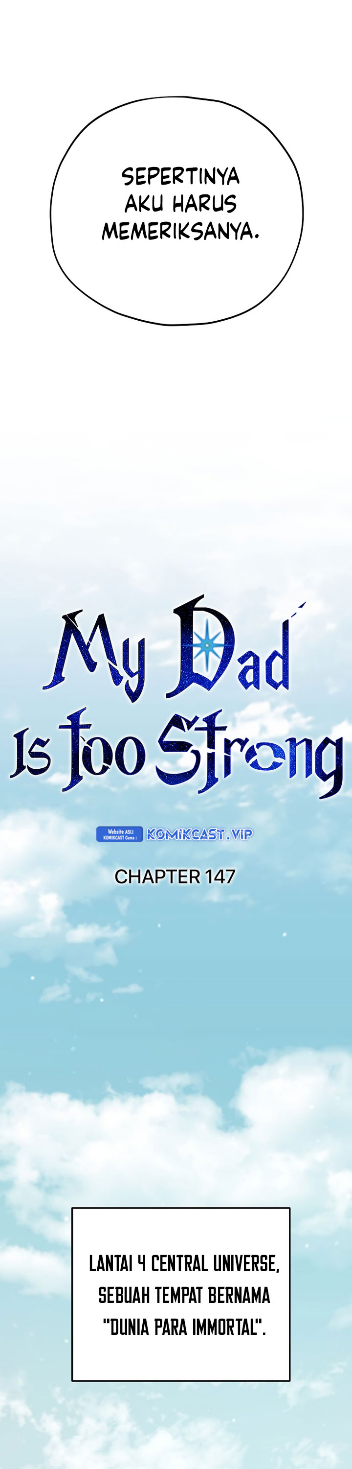My Dad Is Too Strong