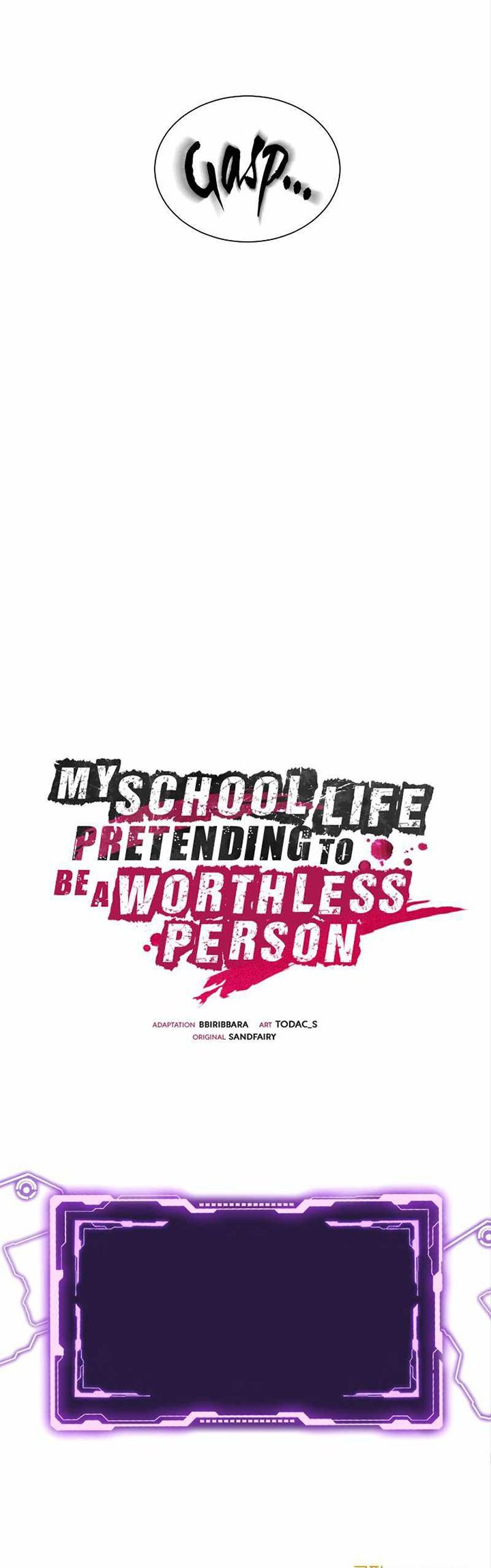 My School Life Pretending to Be a Worthless Person