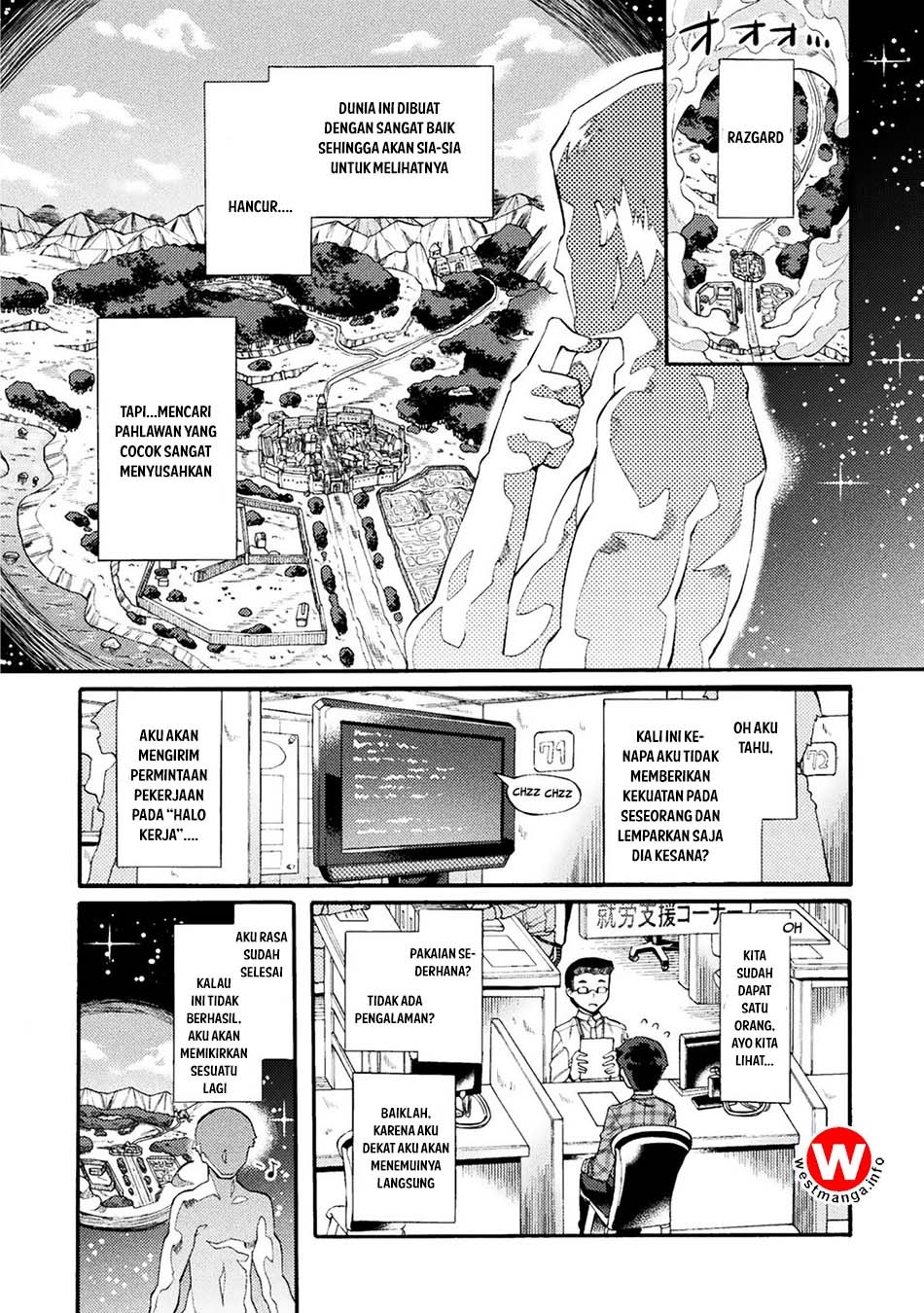 NEET dakedo Hello Work ni Ittara Isekai ni Tsuretekareta