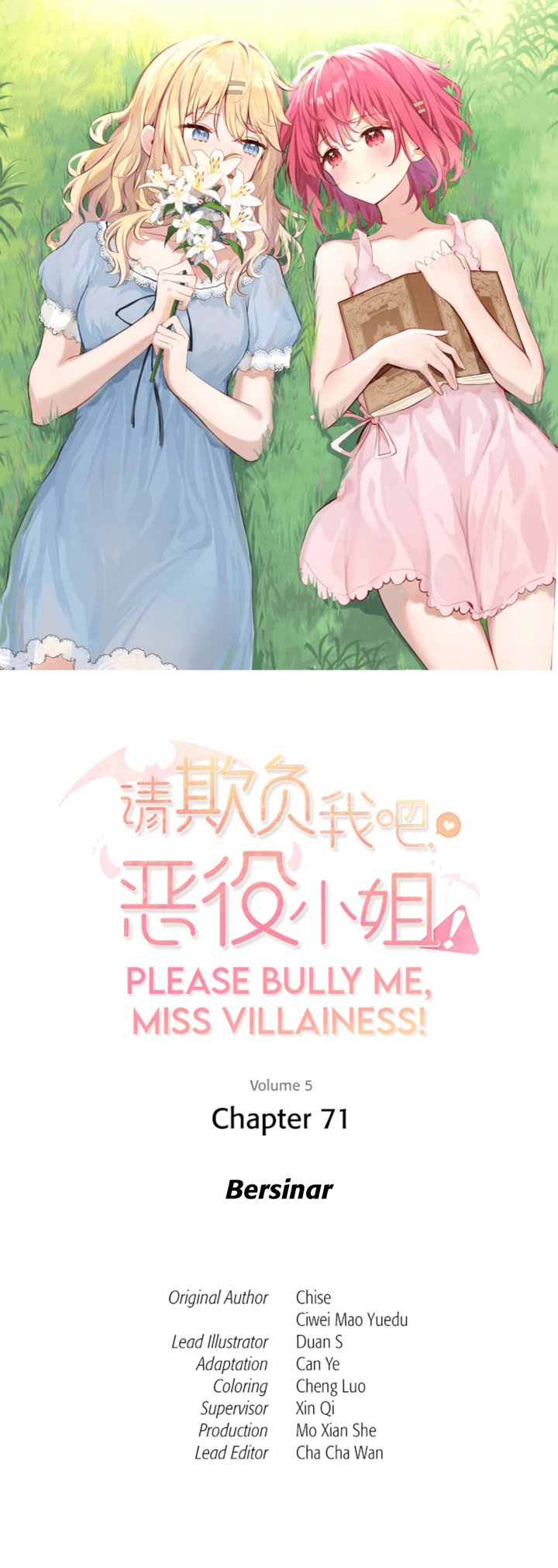 Please Bully Me, Miss Villainess!
