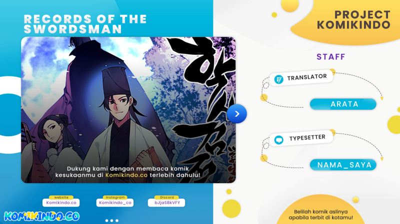 Records Of The Swordsman Scholar