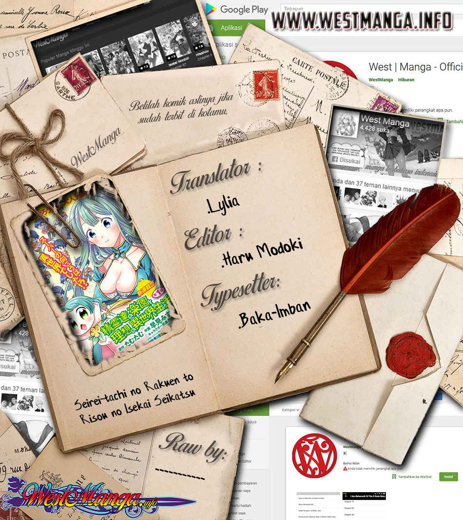 Seirei-tachi no Rakuen to Risou no Isekai Seikatsu