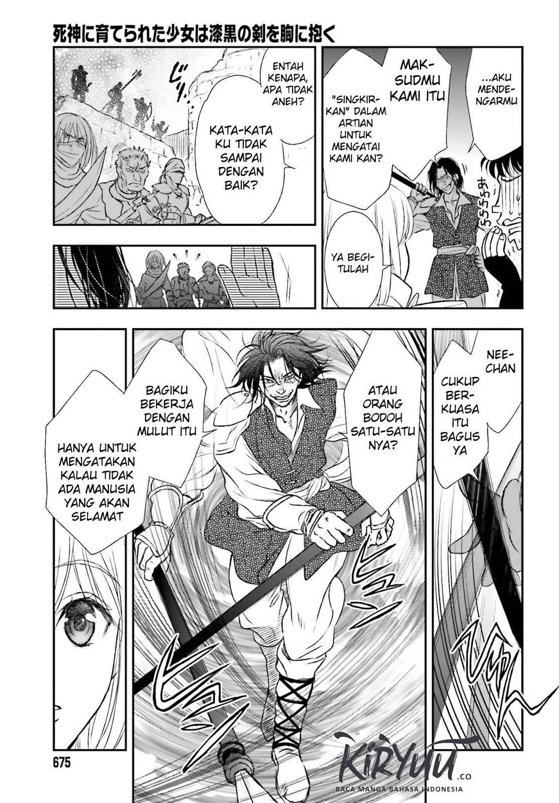 Shinigami ni Sodaterareta Shoujo wa Shikkoku no Tsurugi wo Mune ni Idaku