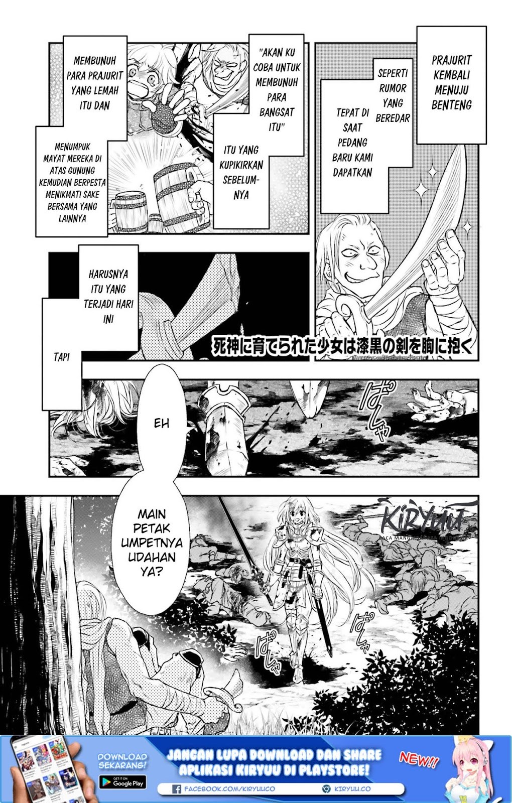 Shinigami ni Sodaterareta Shoujo wa Shikkoku no Tsurugi wo Mune ni Idaku