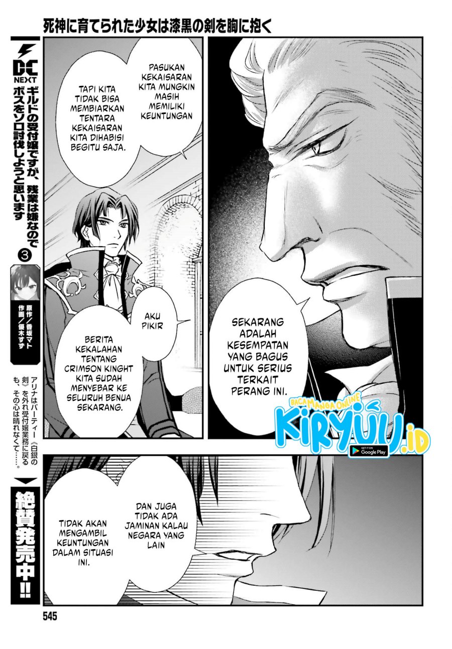 Shinigami ni Sodaterareta Shoujo wa Shikkoku no Tsurugi wo Mune ni Idaku Chapter 39